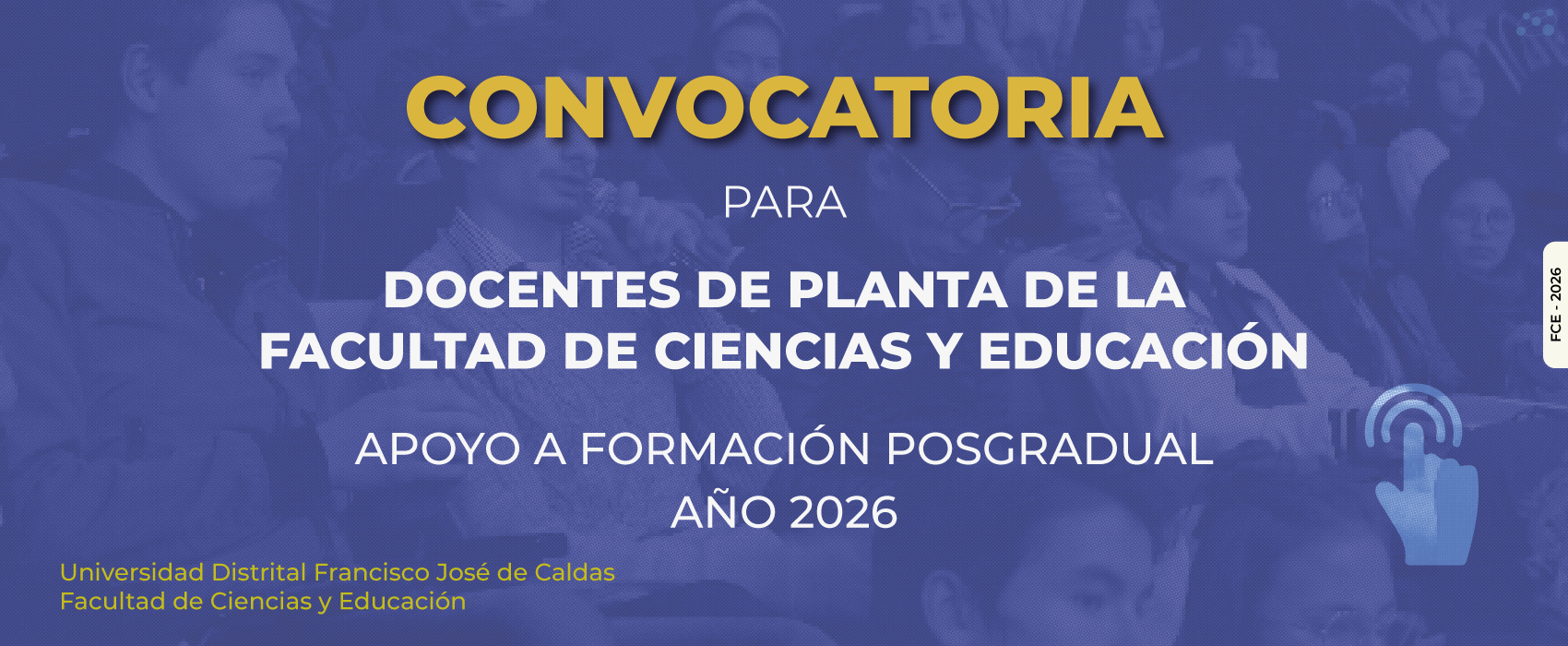 CONVOCATORIA APOYO A FORMACIÓN POSGRADUAL 2026 